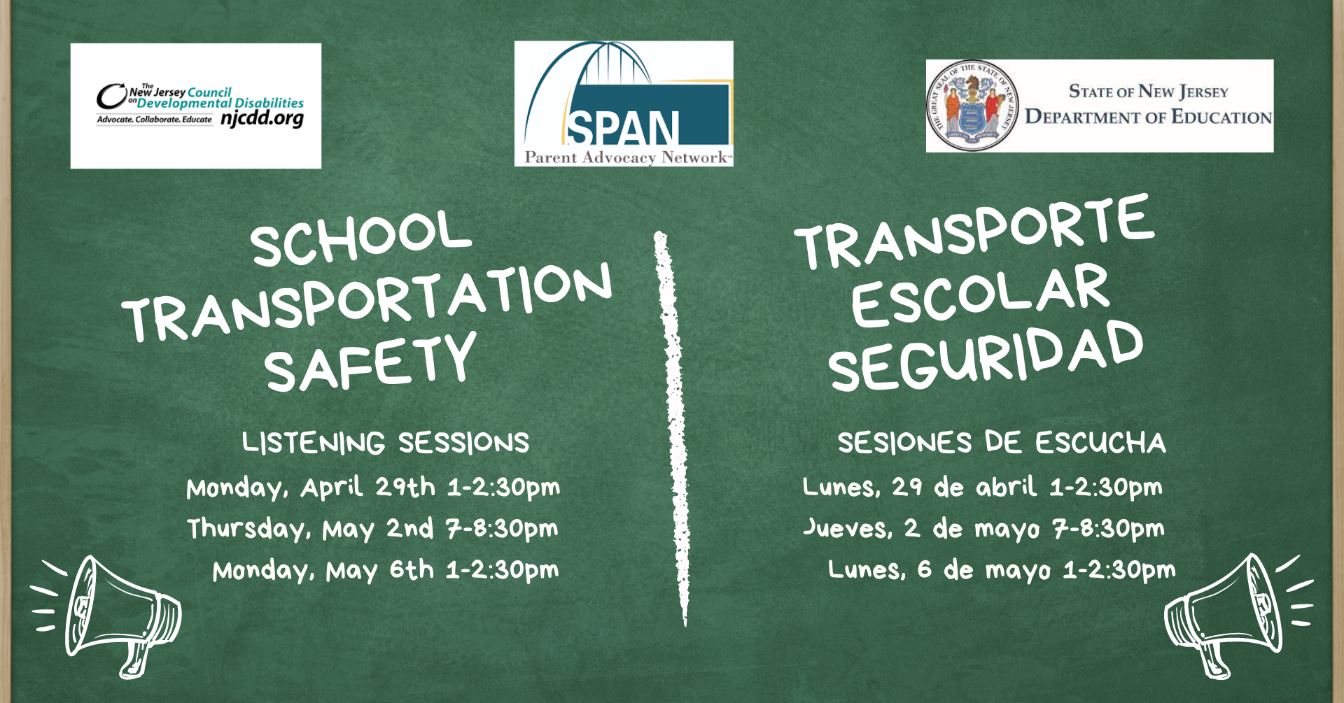 School Transportation Safety Listening Session Announcement