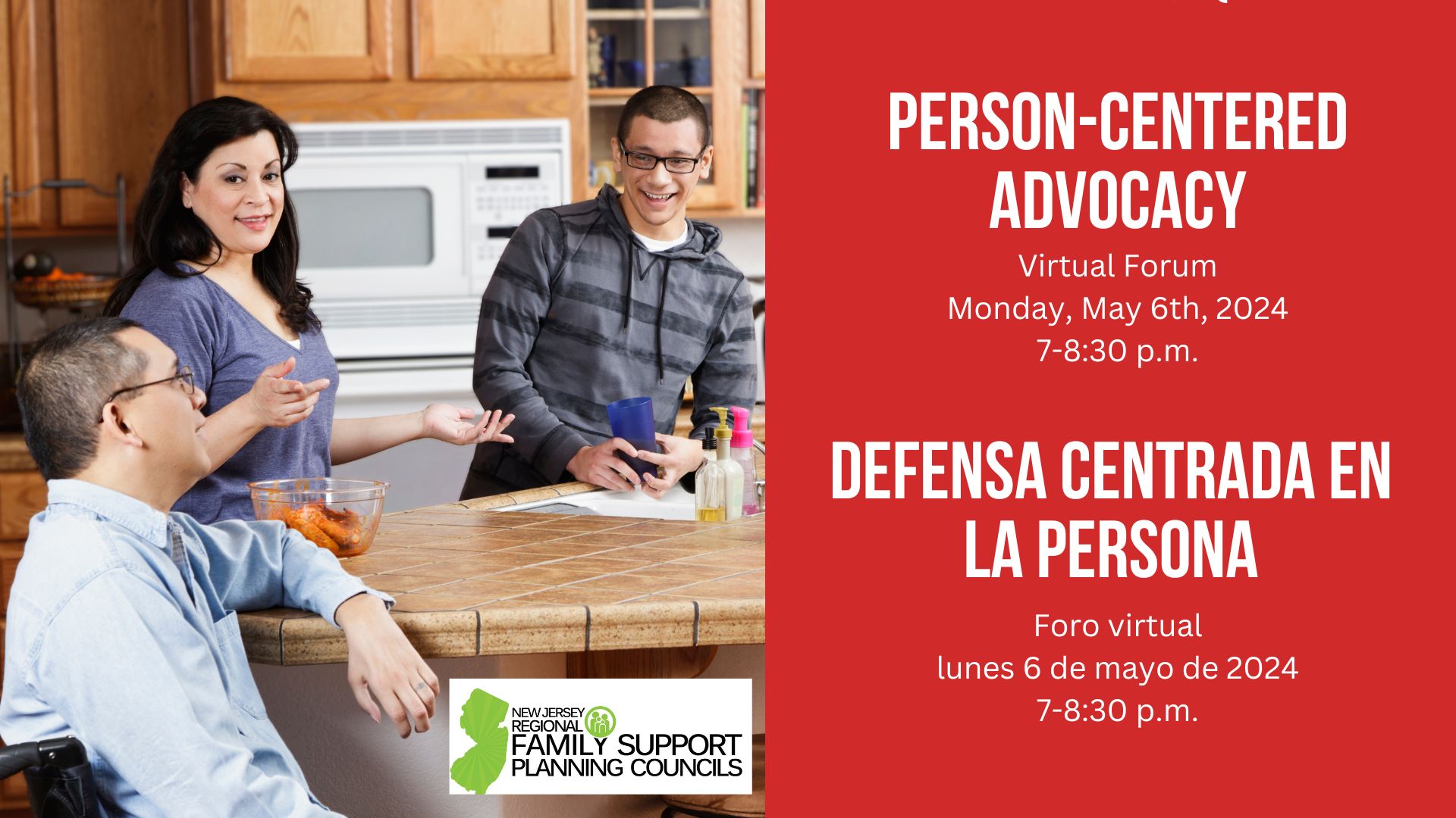 Person Centered Advocacy Monday May 6 7-8:30pm