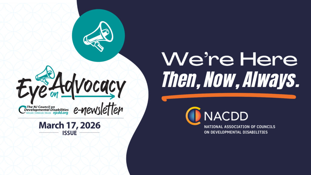 NJCDD Eye on Advocacy - March 17, 2026