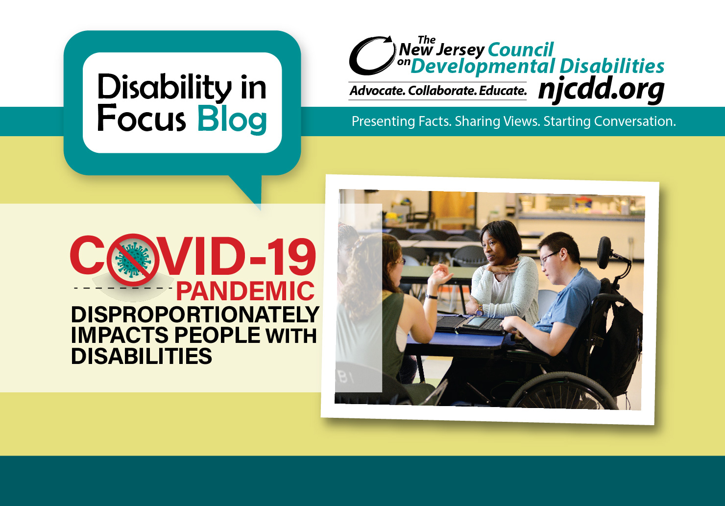 The COVID-19 Pandemic Disproportionately Impacts People with Disabilities